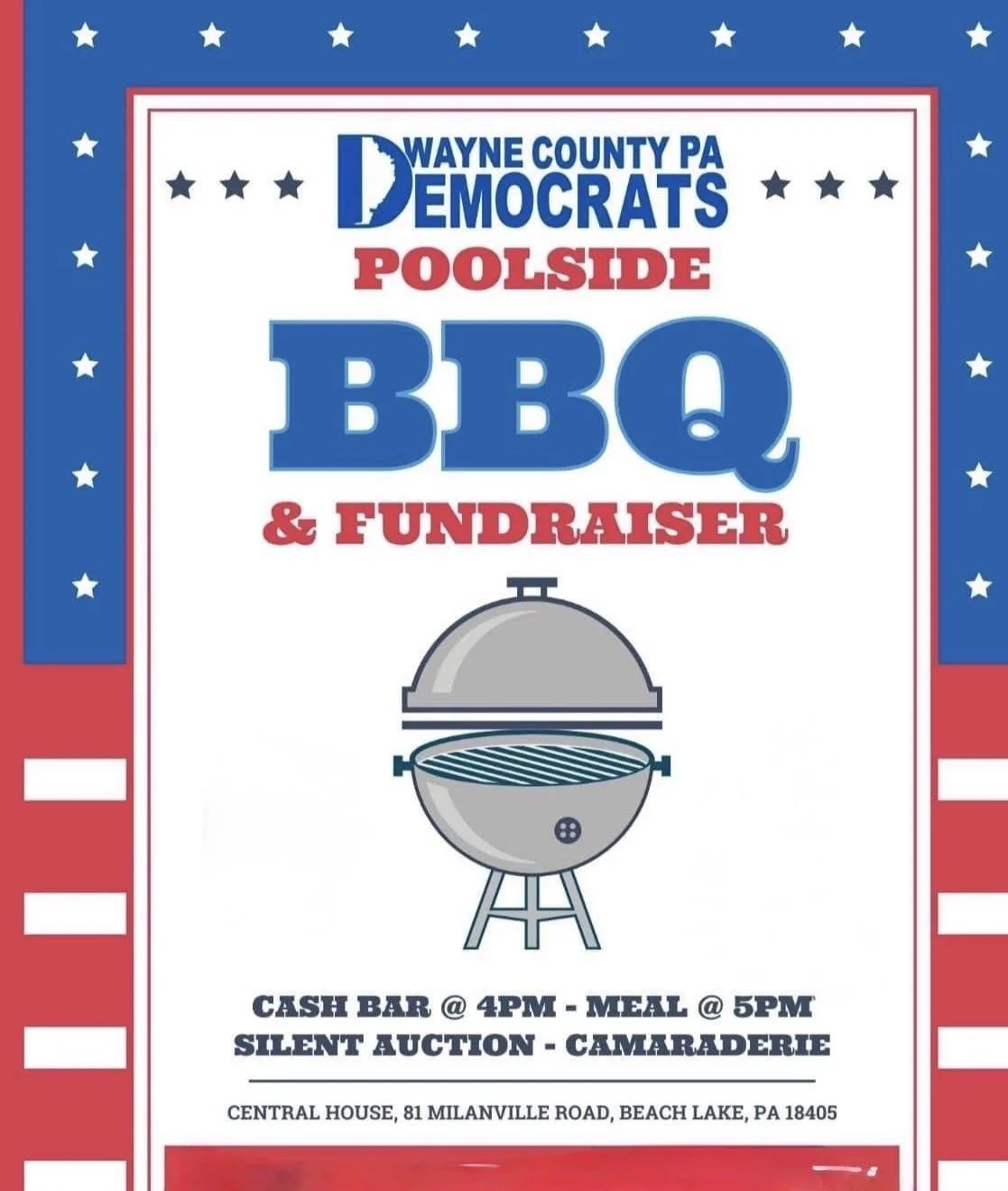 Poolside BBQ &amp; Fundraiser