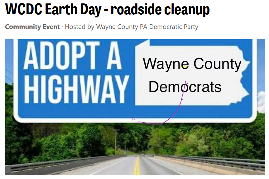 WCDC Earth Day Clean UP
