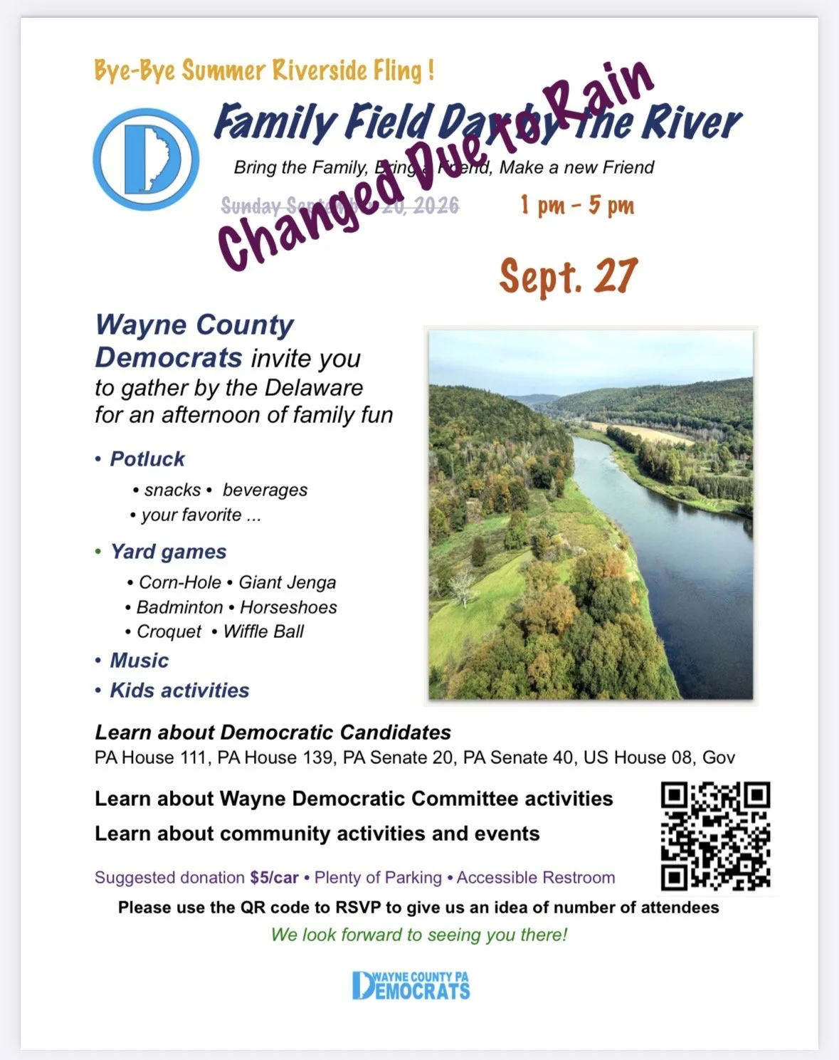 Family Field Day by the River
