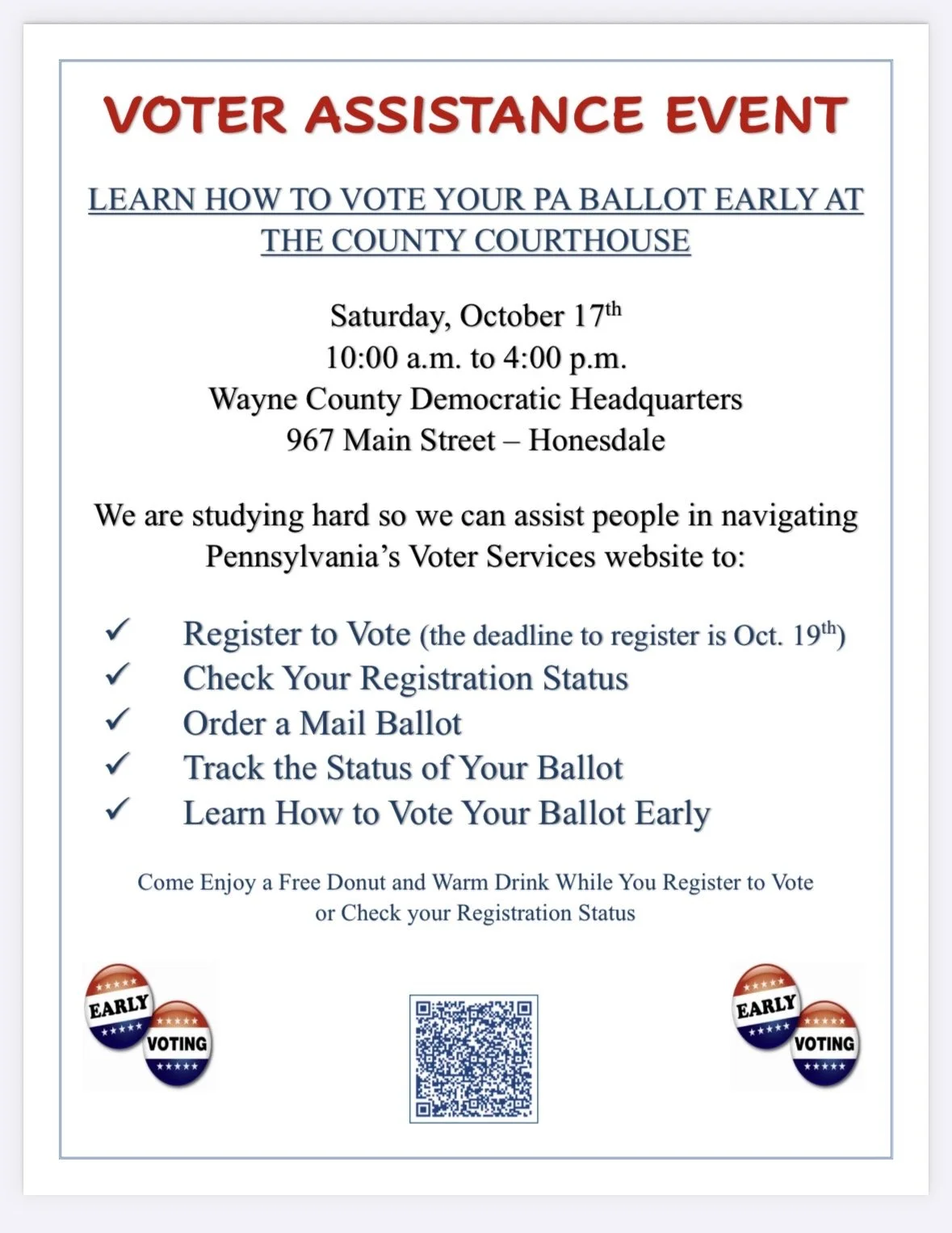 How to Vote Early