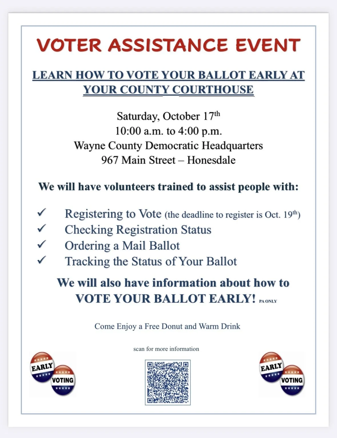 How to Vote Early