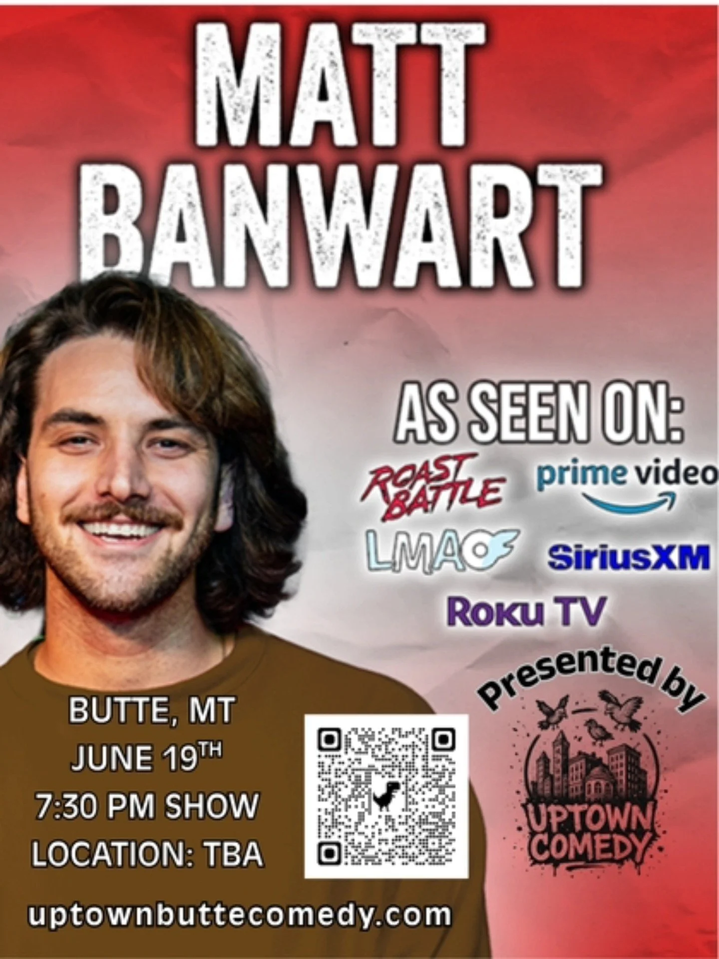 Butte, MT @ TBA w/ Matt Banwart