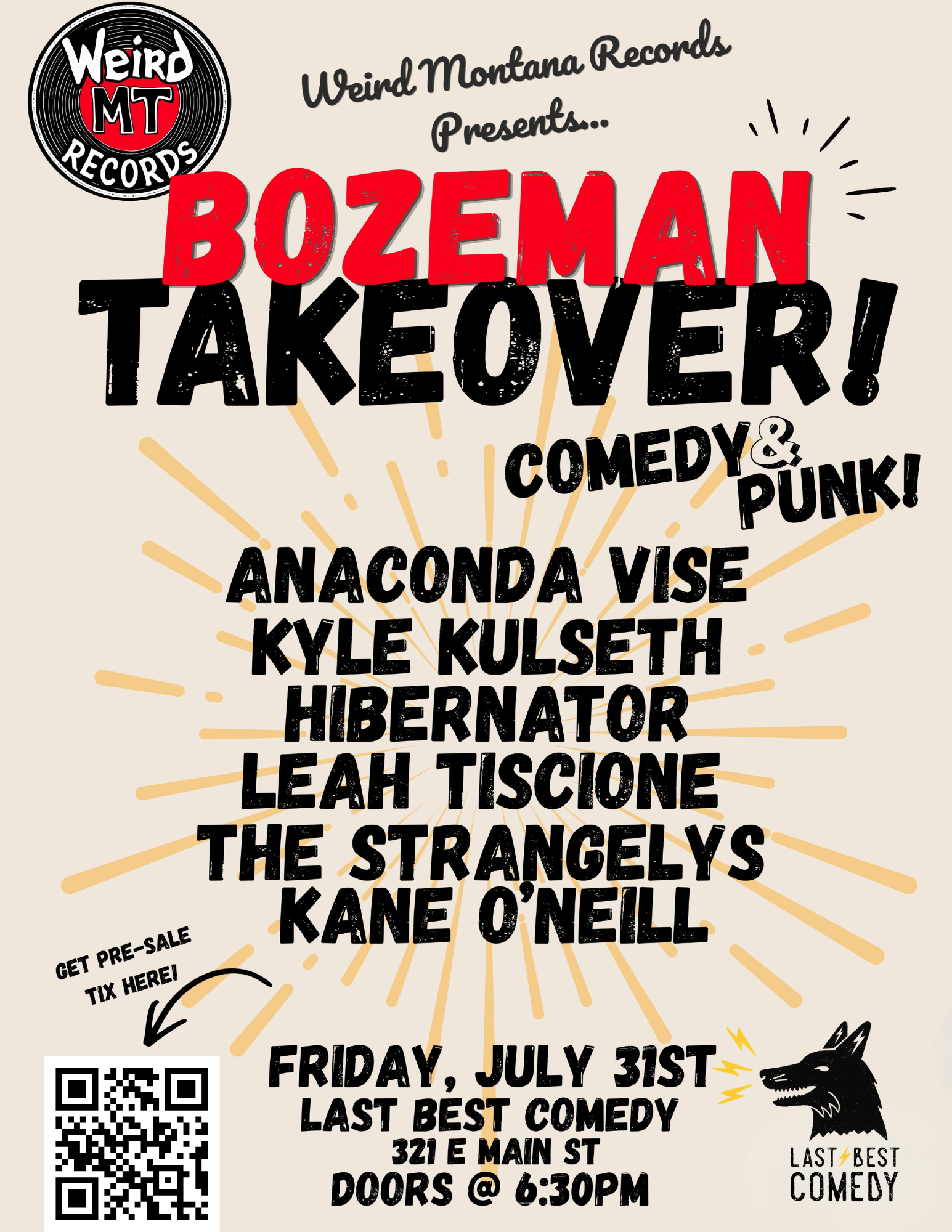 Weird MT Records BOZEMAN TAKEOVER w/ Leah Tiscion &amp; Anaconda Vise