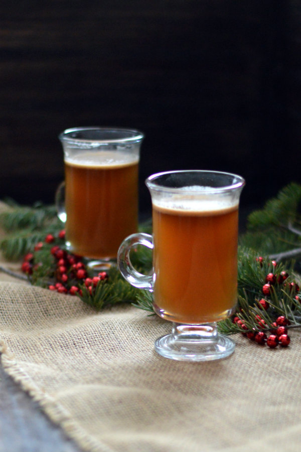 Get this easy, warming, festive hot buttered rum into your belly right now! Recipe for hot buttered rum on CaretoPair.com