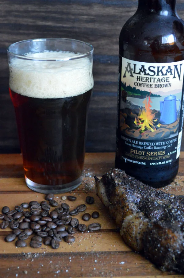 Alaskan Brewing Heritage Coffee Brown Ale Paired with CoffeeRub Steak — Dani G Morris