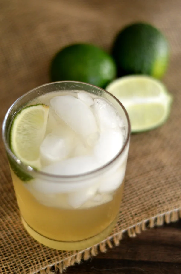 The Foghorn Cocktail: Gin, Lime Juice, and Ginger Beer | CaretoPair.com