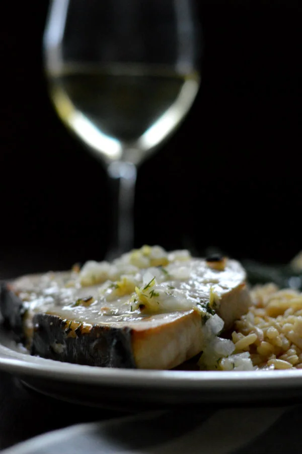 Swordfish Wine Pairing Make it Broiled with LemonButter Sauce — Dani