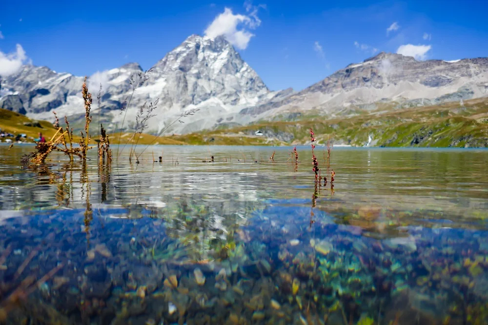 Like a calm lake with no ripples that reflects the beauty of the landscape around it, a silent mind reflects the beauty of the creation