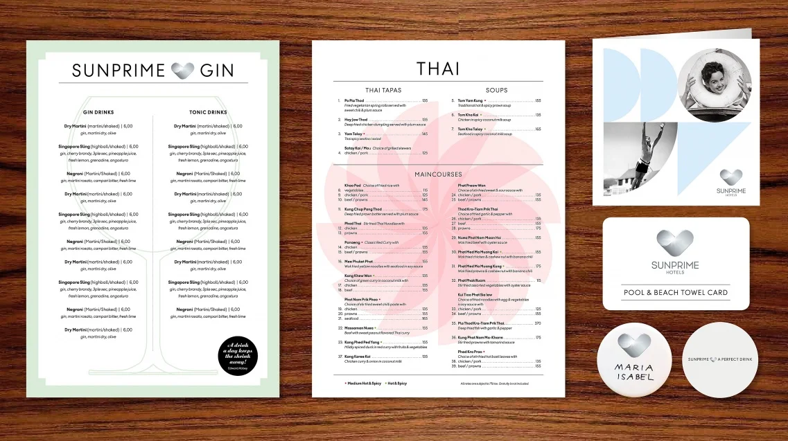  Graphic Design / artwork of signs &amp; stationerys, Thomas Cook Hotels &amp; Resorts. 