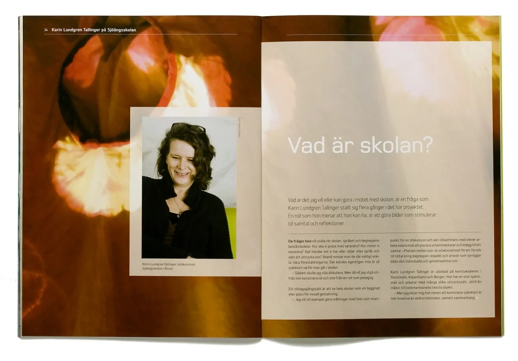  Logotype and graphic design of the publication ”Kulturplus i skolan” 