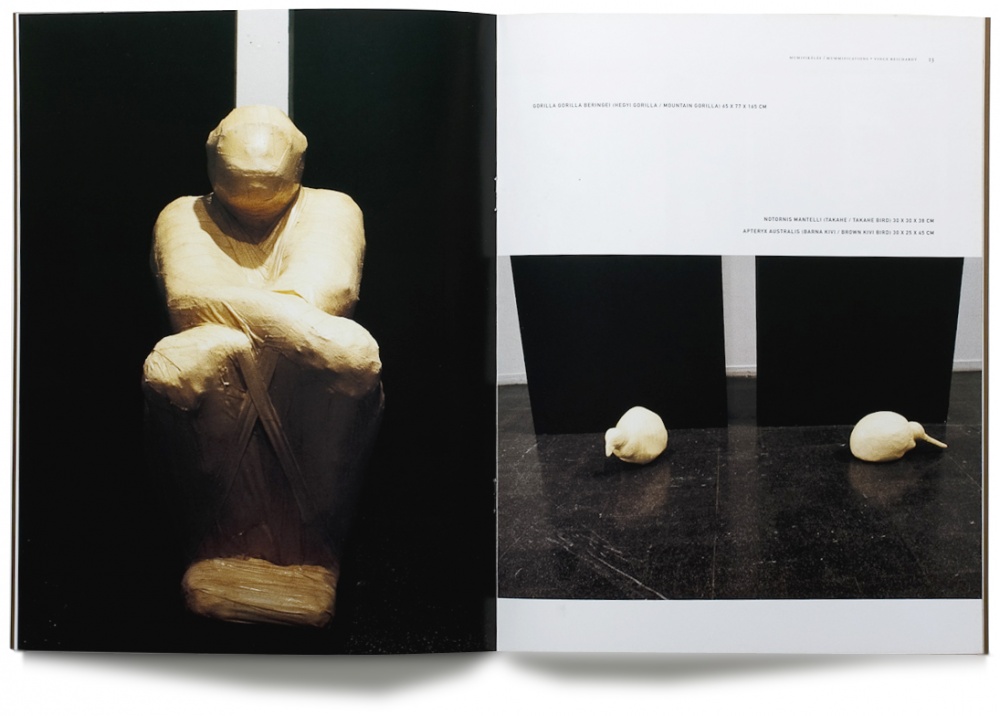  Graphic Design of the art catalog MUMMIFICATIONS by Vince Reichardt 