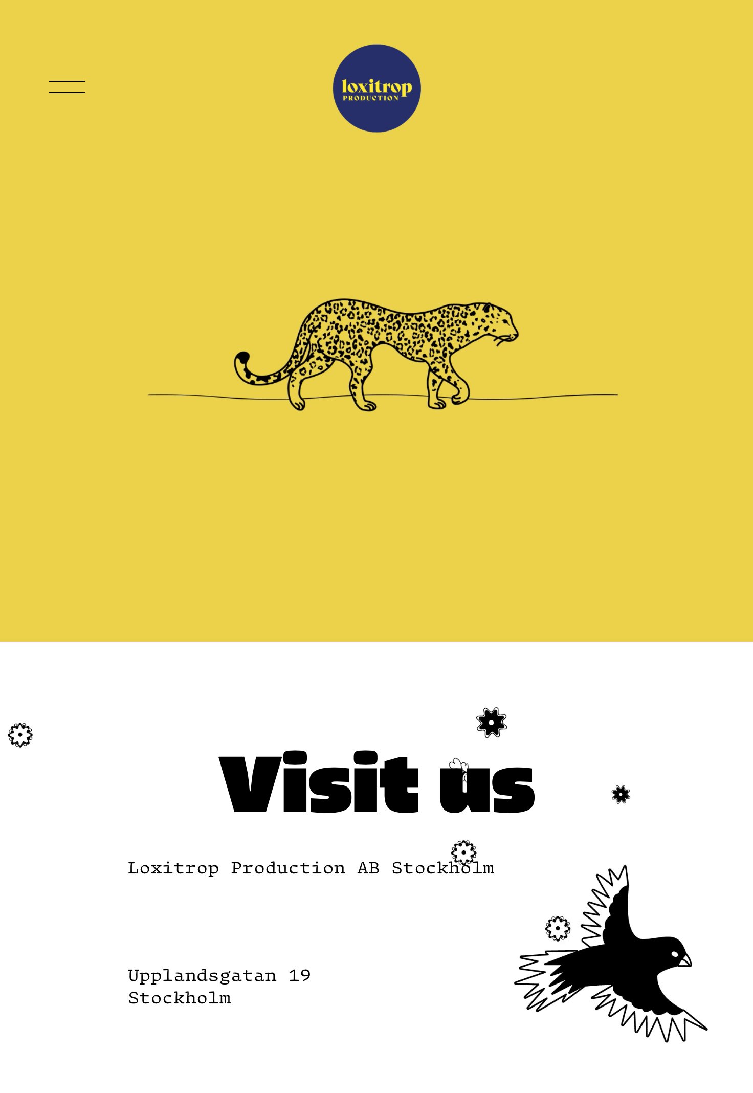  Webbsida loxitrop.com  Design och produktion: Olivia Reichardt 