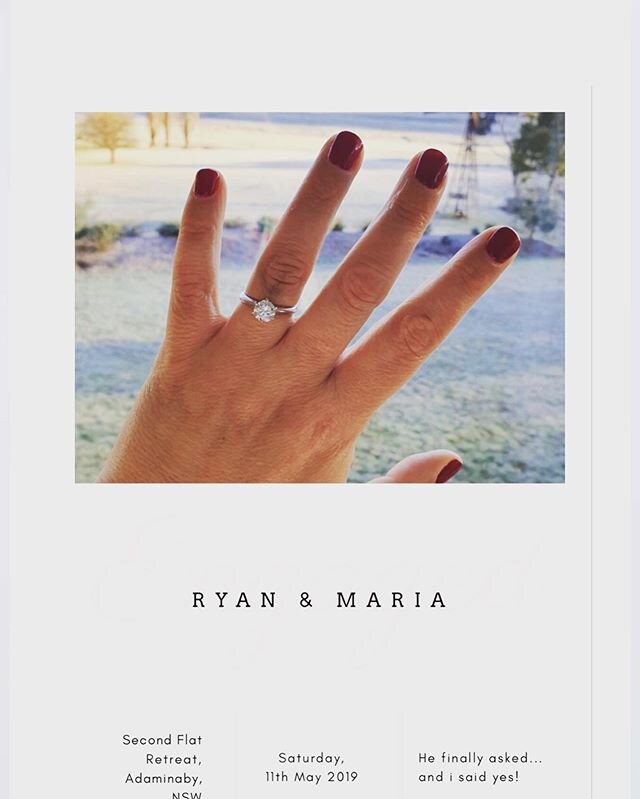 We are thrilled for Ryan and Maria, who were recently engaged at Second Flat. Congratulations!