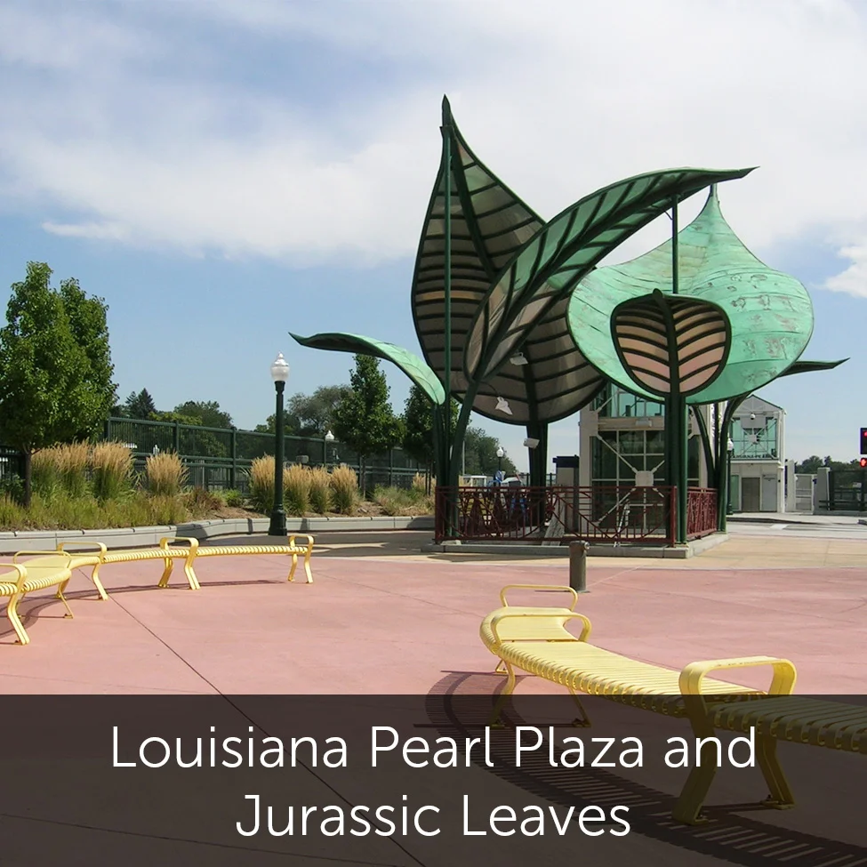 Louisiana Pearl Plaza and Jurassic Leaves