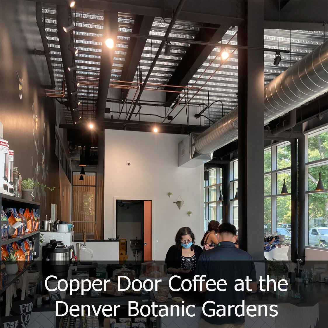 Copper Door Coffee at The Denver Botanic Gardens
