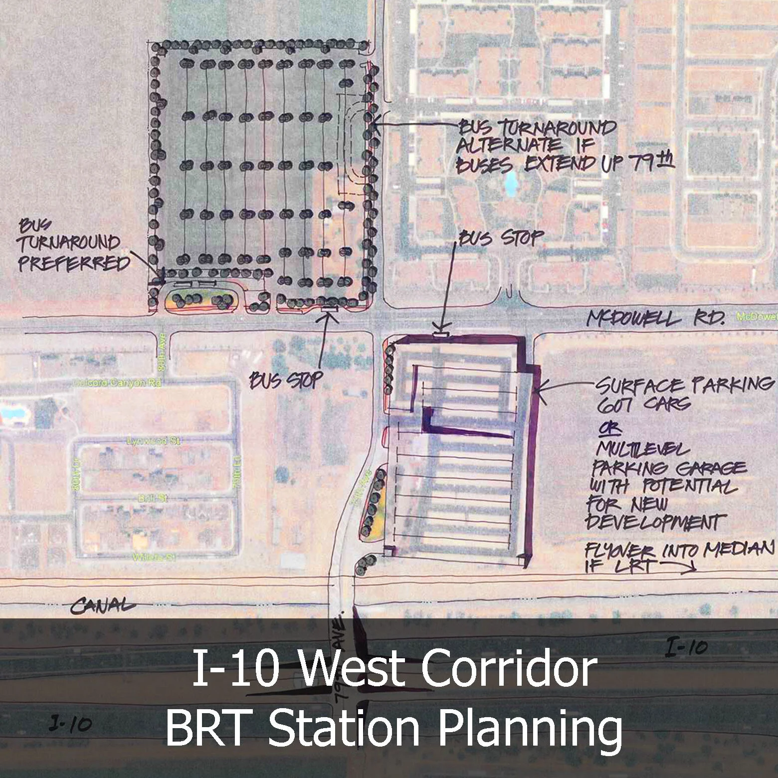 I-10 West Corridor BRT Station Planning