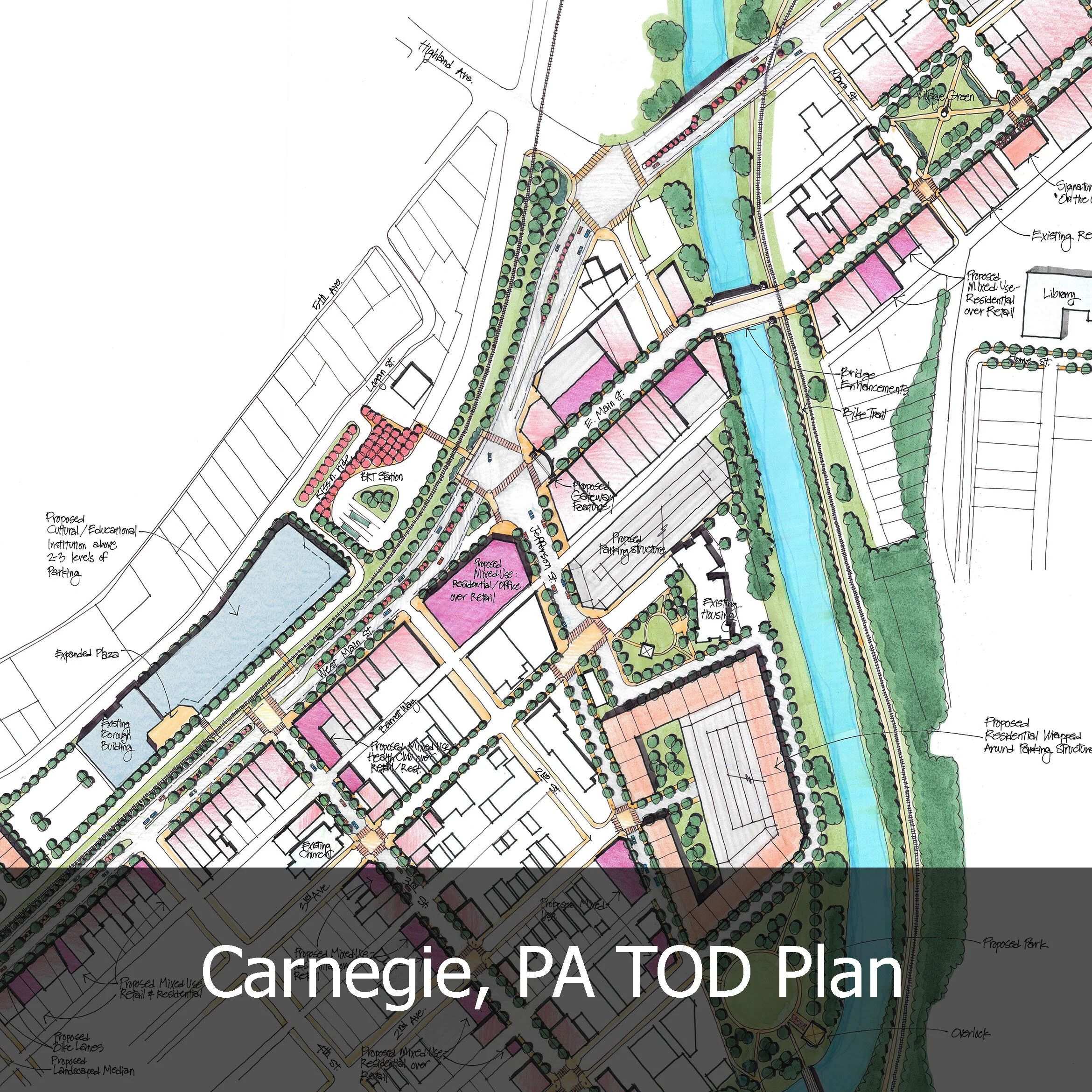 Carnegie, PA TOD Plan
