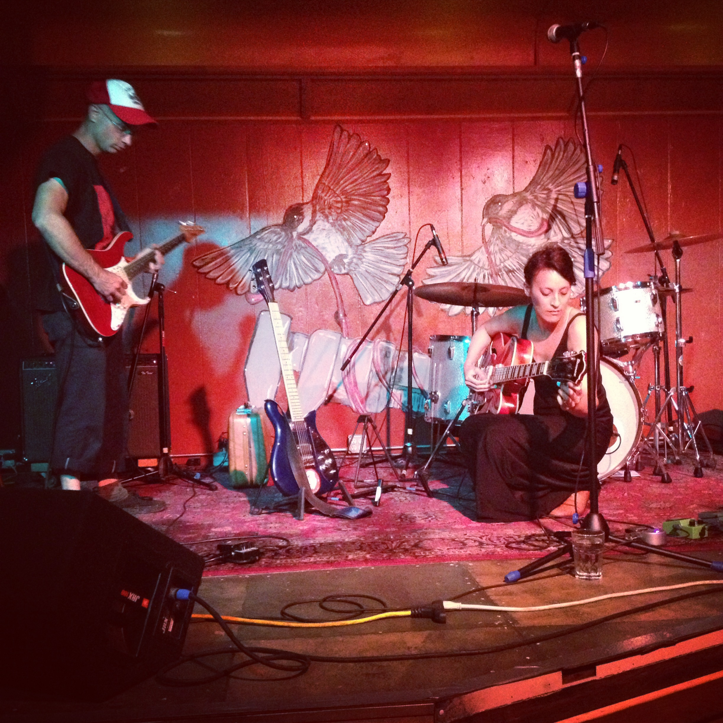 Early days. Adam Michael Krause &amp; Marielle Allschwang @ Riverwest Public House 2014. 