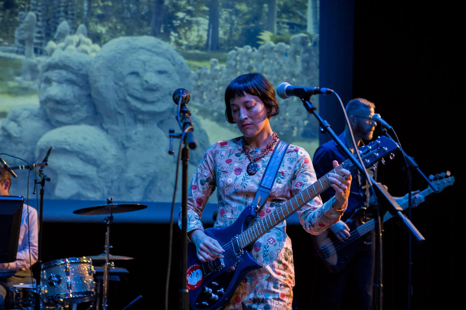  “Precession of a Day: The World of Mary Nohl” live at the Wisconsin Union Theatre, July 2019. Photo by Connie Ward 