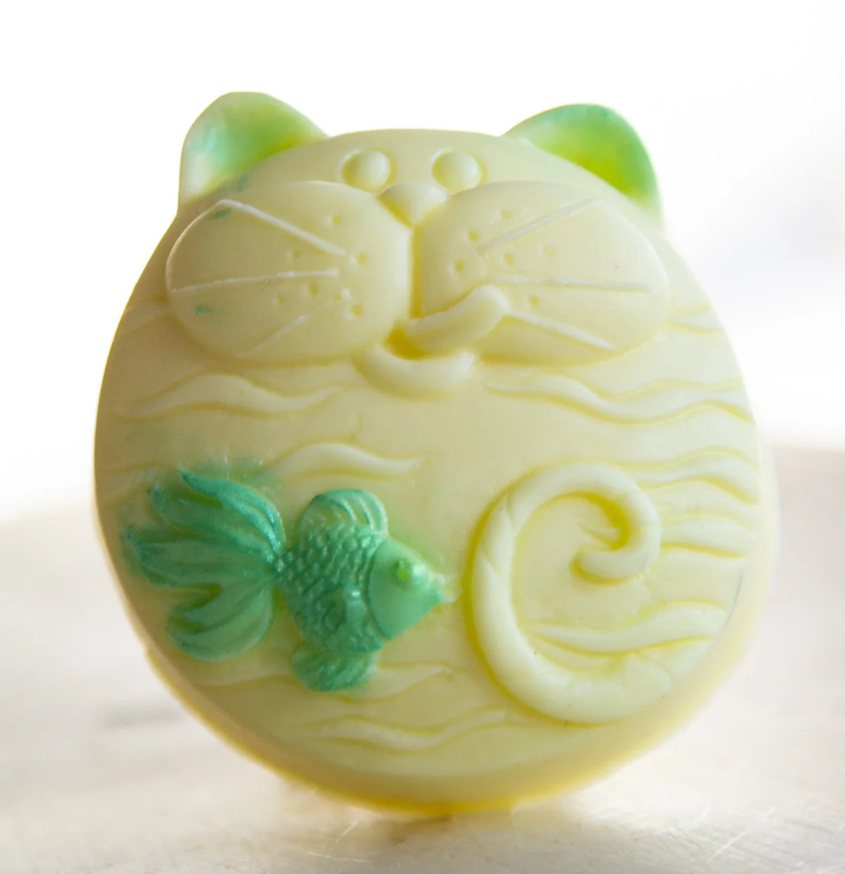 Soap yellow and green cat and fish.jpg
