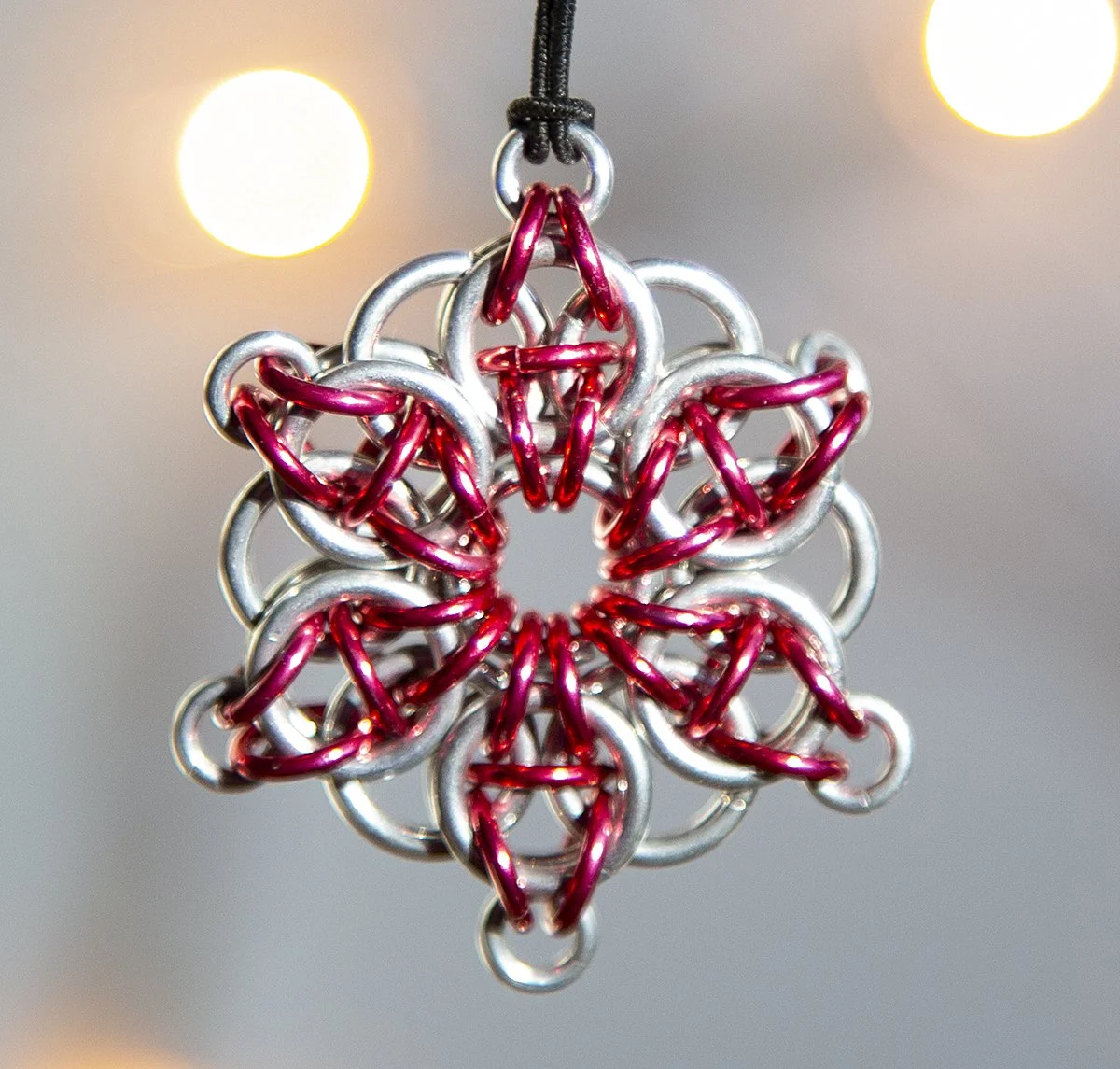 Jewelry red chain mail pendant.jpg