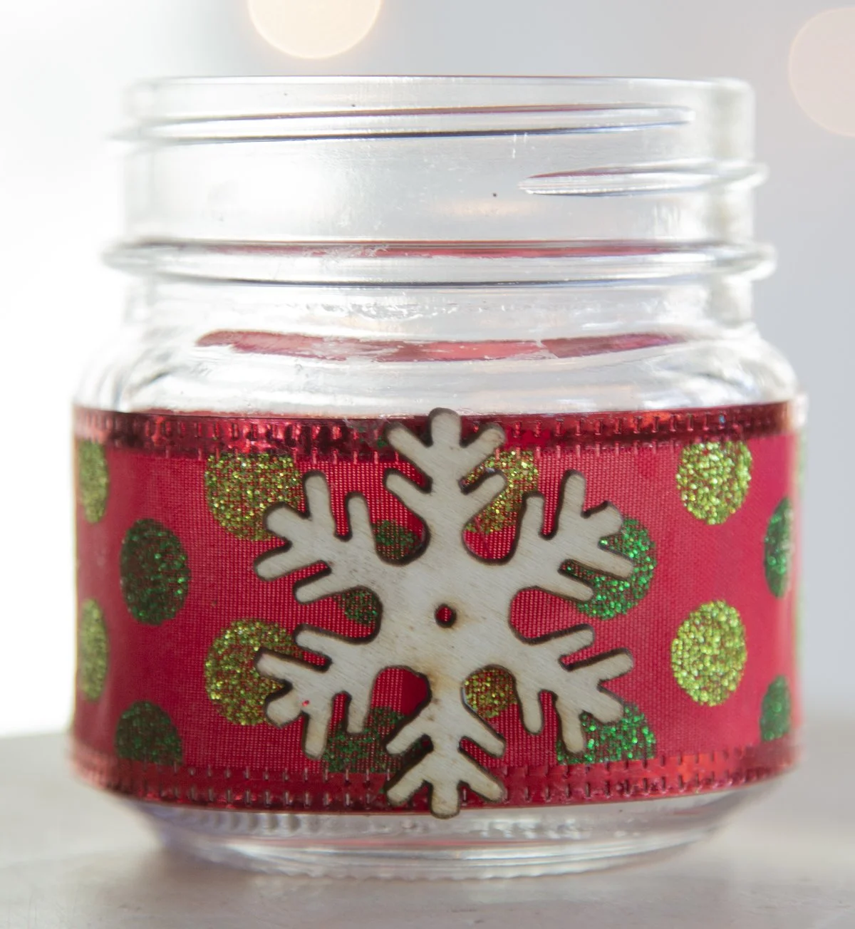 Polkadot snowflake tealight votive.jpg