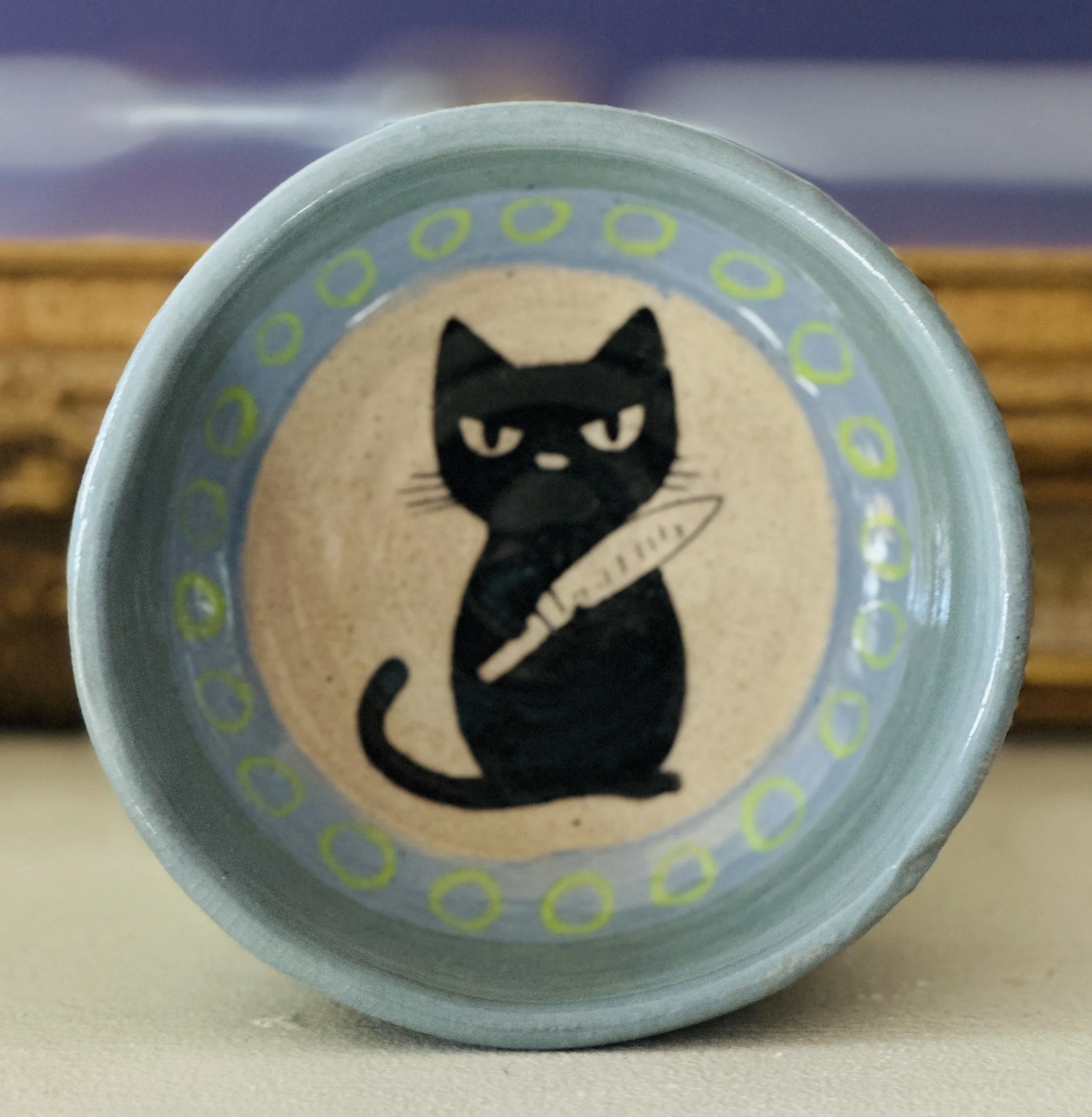 Cat killer cat dish$20.JPG