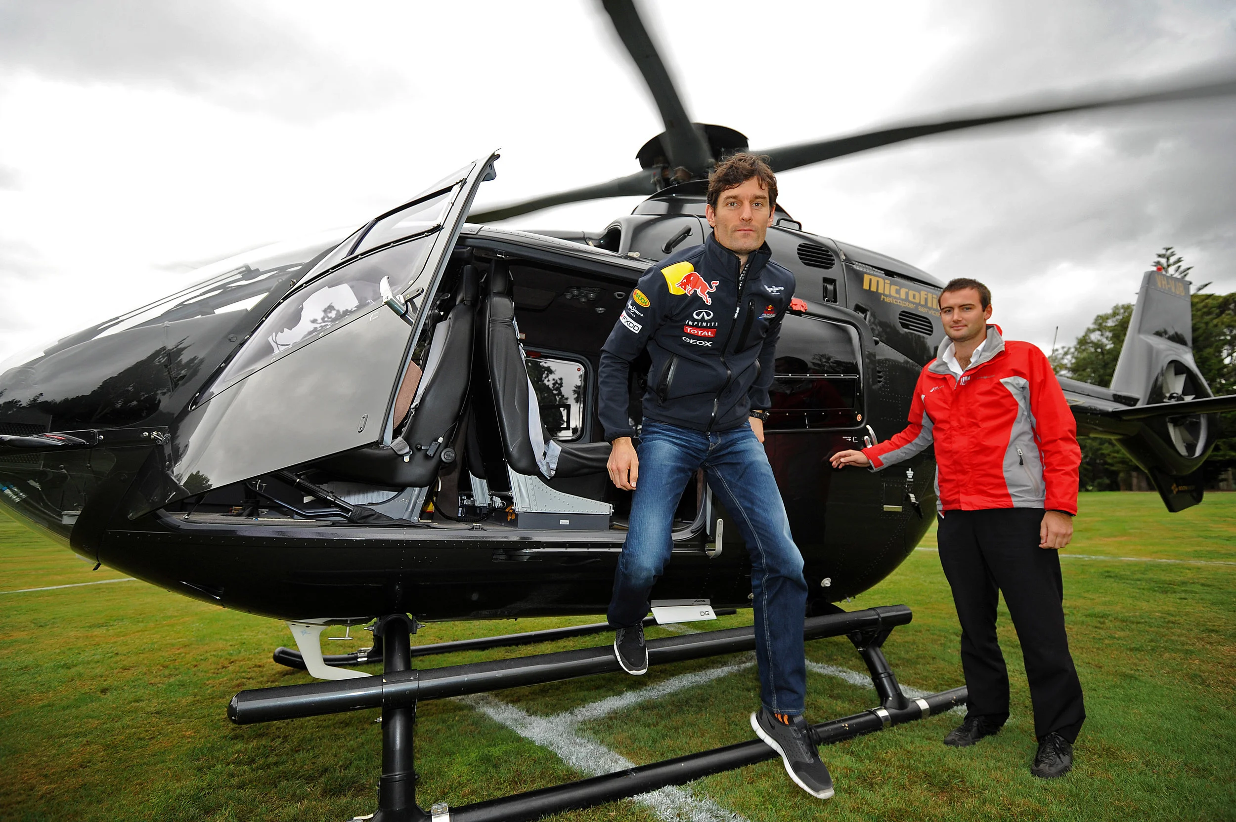 Formula 1 Grand Prix - Mark Webber media call and product launch