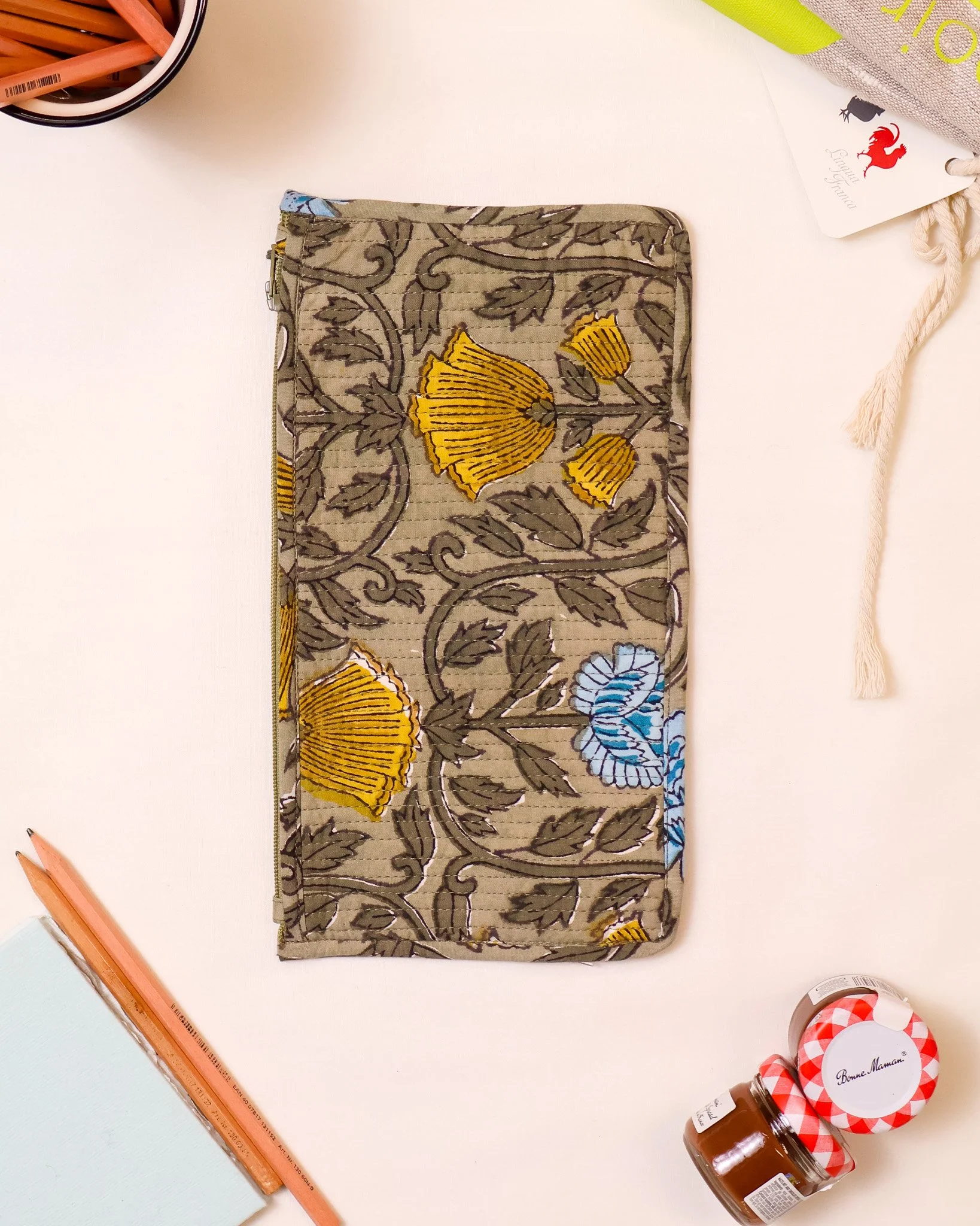 POUCH - KHAKI FLORAL - HERO.jpg