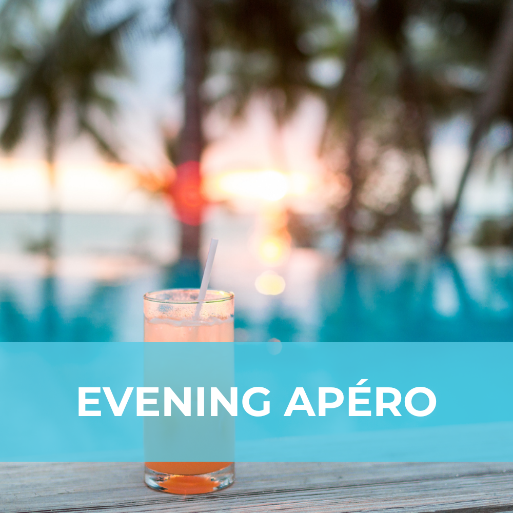 We’ll nominate a local terrasse* and will be there each afternoon in case you feel like swinging by to tell us about your aventures*.