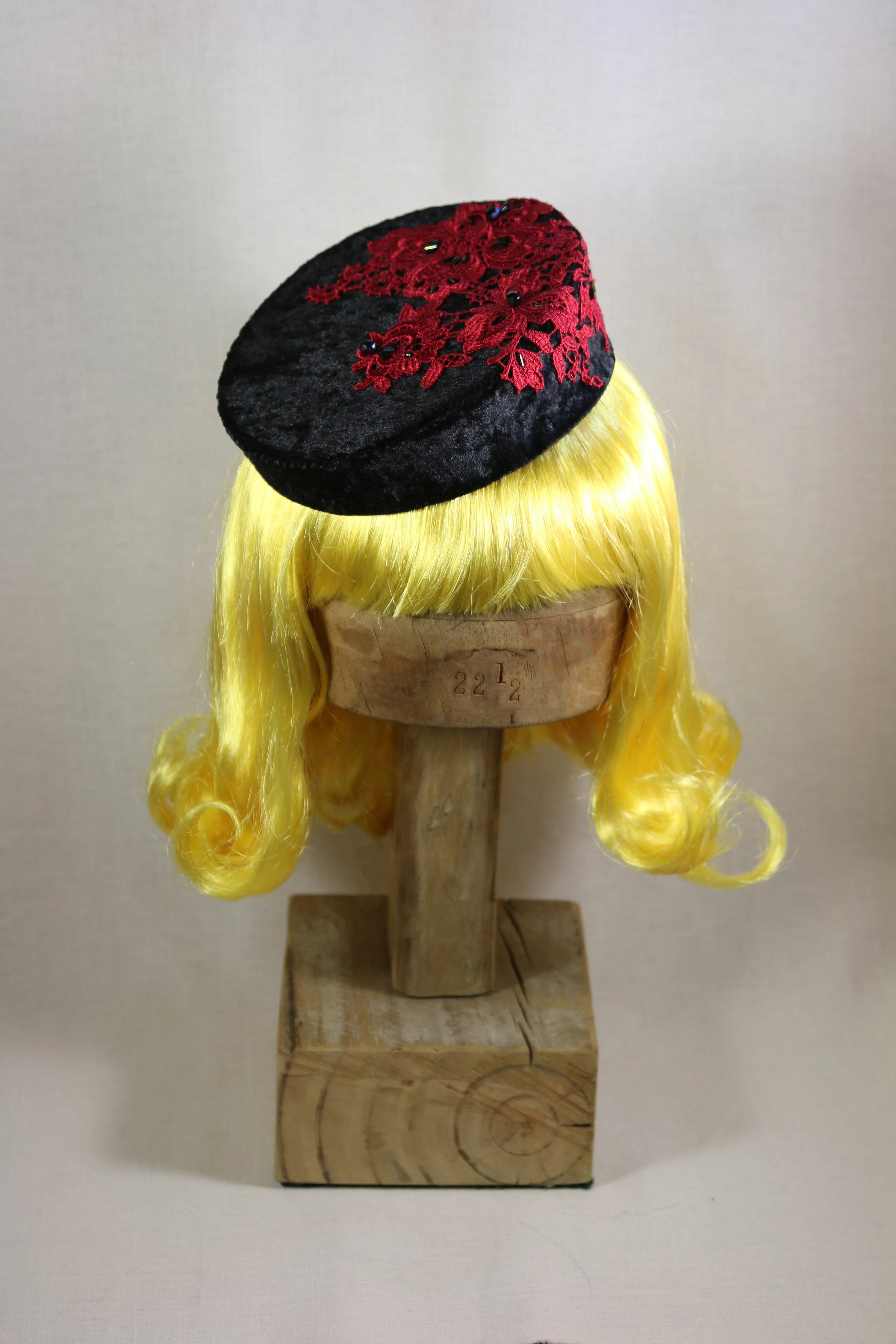 Lace Pillbox - 'Amanda'