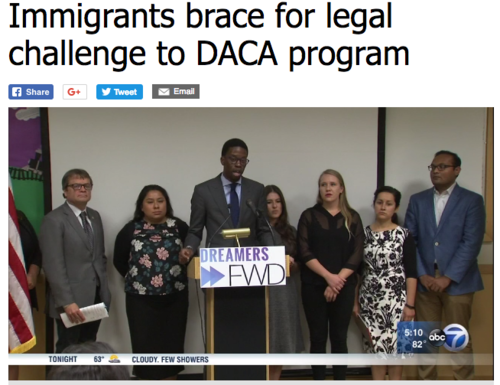 Press Conference with U.S. Representative Mike Quigley and Dreamers