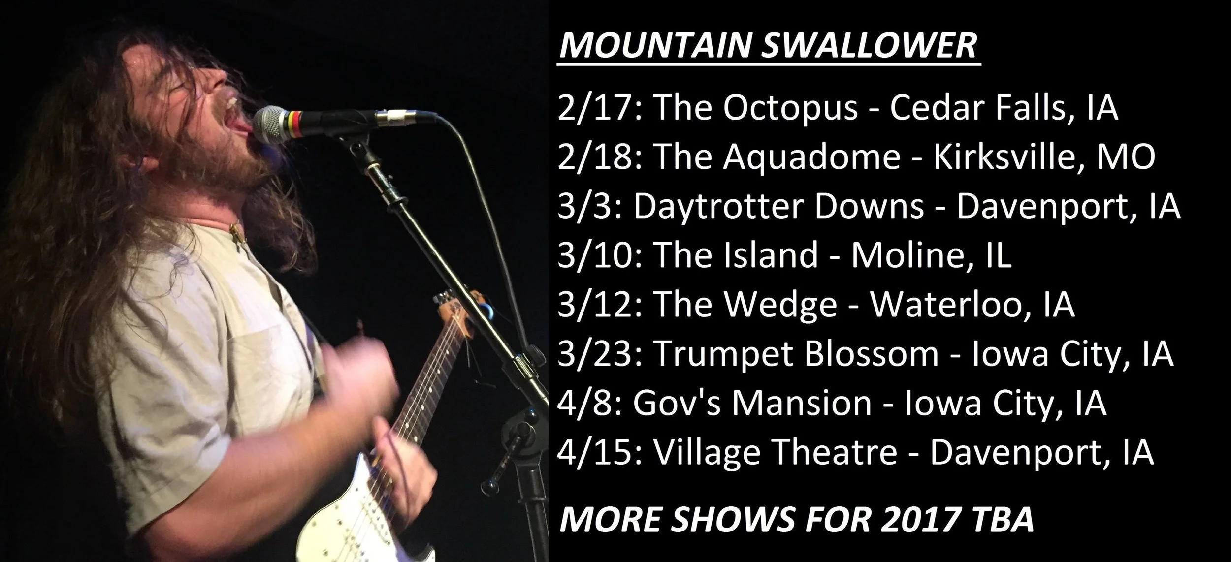 Also make sure to catch a live set from Mountain Swallower if you can!
