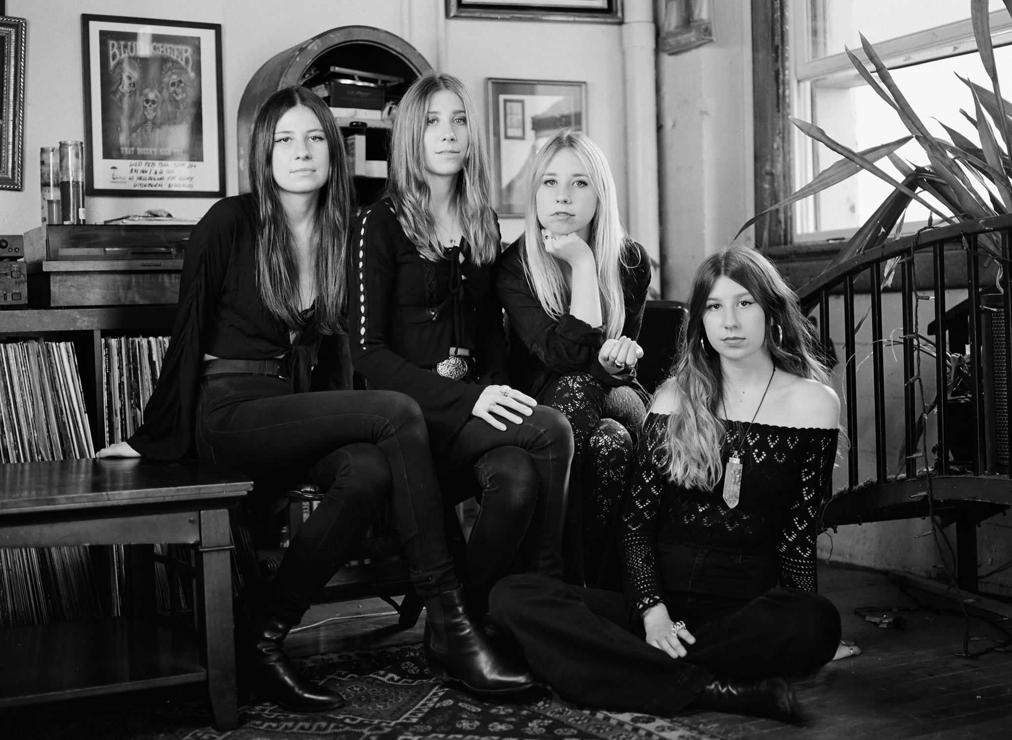 Stonefield is Amy, Hannah, Sarah, and Holly Findlay. Photo Credit: Sheva Kafai