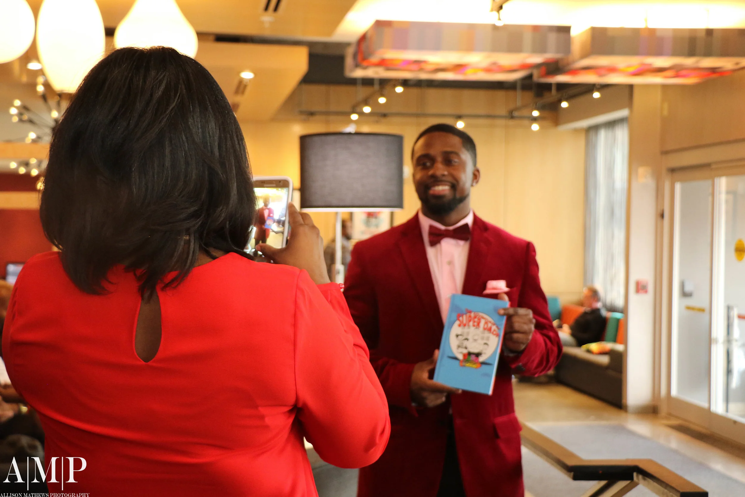 Author and Host Blaine Way Poses For The Camera!