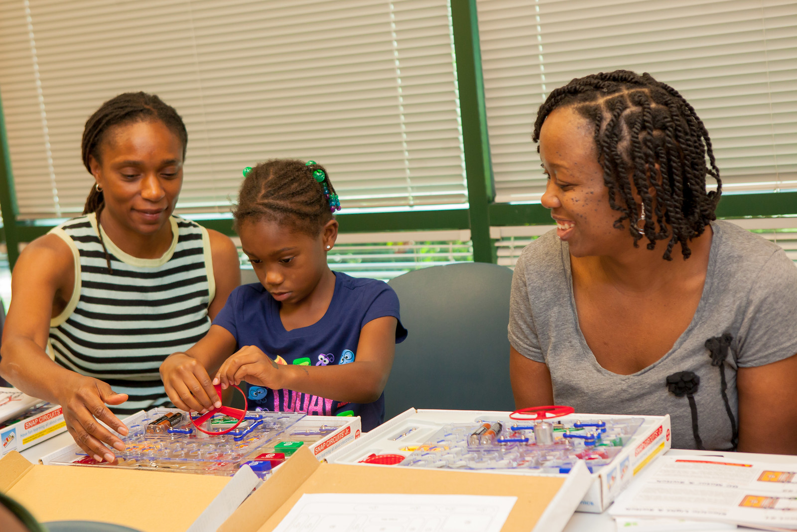 April Jones (adult) featured with members of Black Girls Code