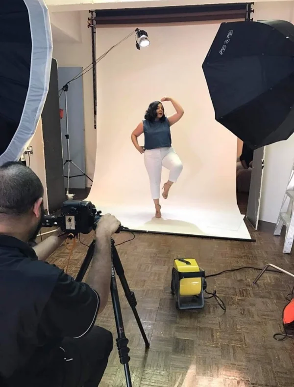 Mal the Model is always camera ready at every photo shoot. 