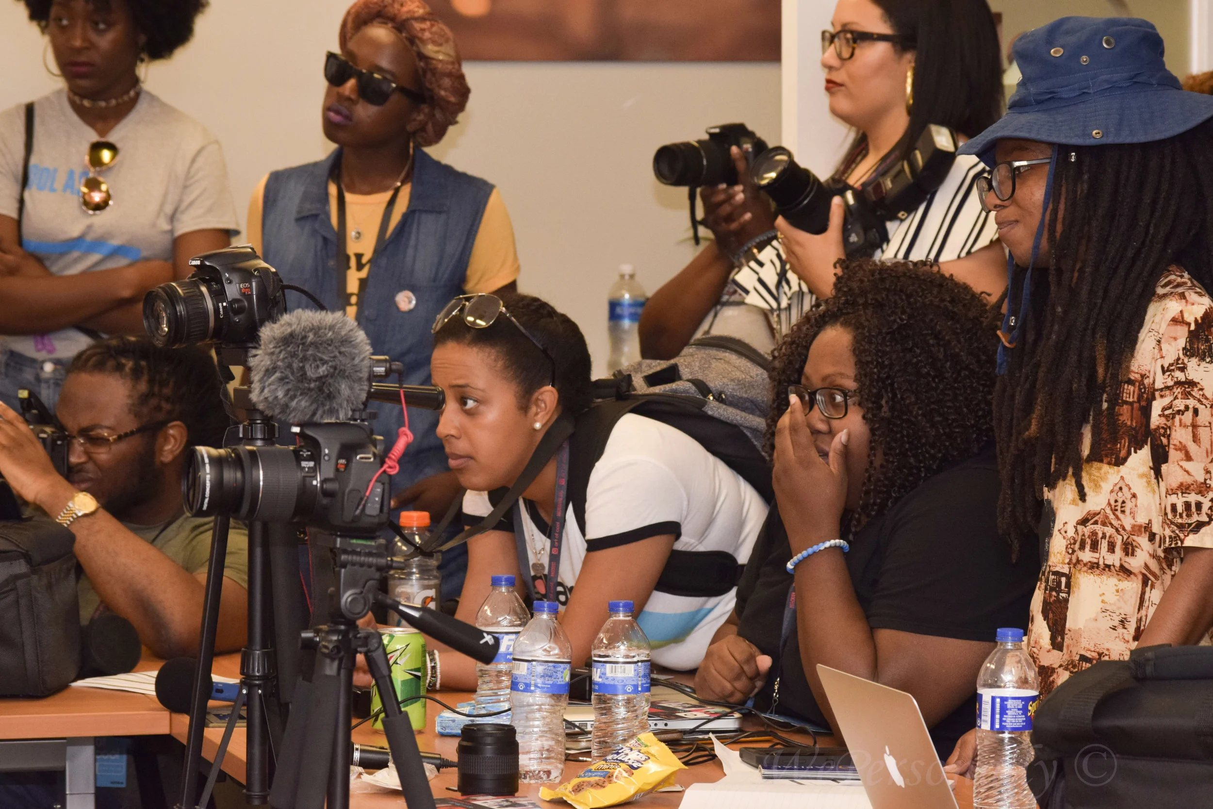 On Day 3 I was press for The Lux Blog . I sat in a press room with writers, reporters, and photographers from all over the nation.