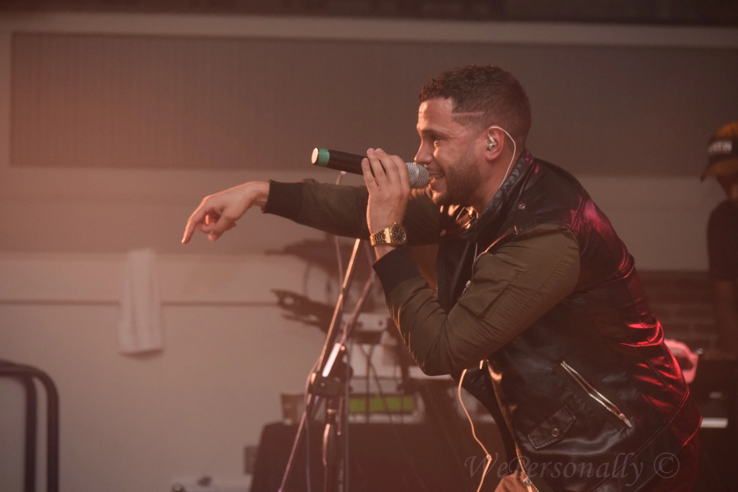 Hip Hop Artist & Entrepreneur Joshua Gunn brings passion to the Durham Armory stage. 