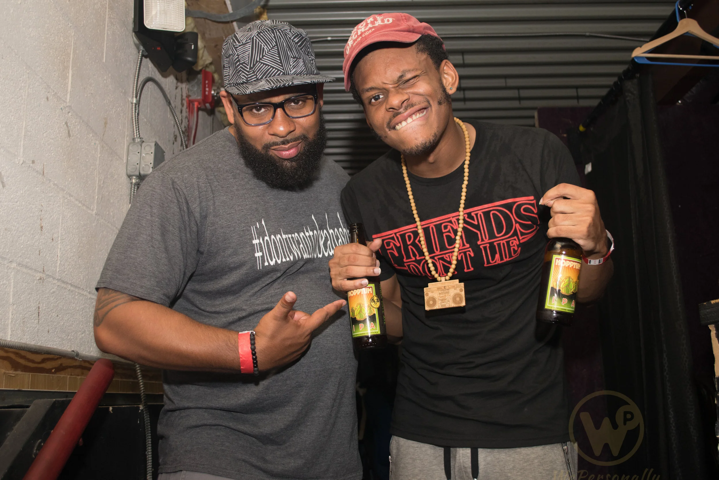 Pictured: (Left to Right) Bishop of Intelligently Ratchet & Defacto Thezpian