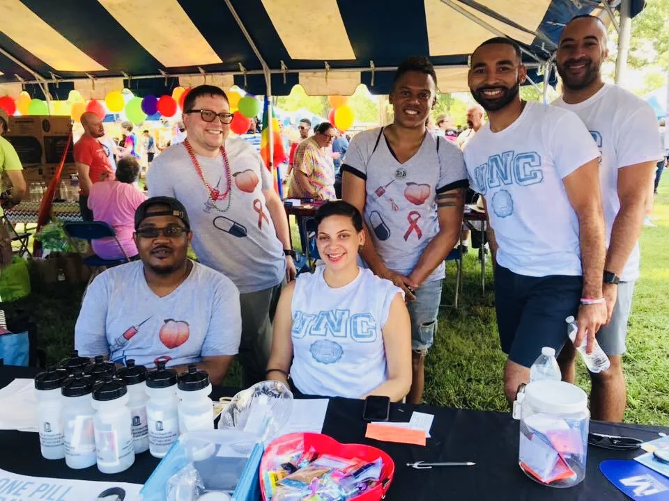 UNC Rope Team Members and Volunteers - (Left-Bottom - Rashard Conrad)