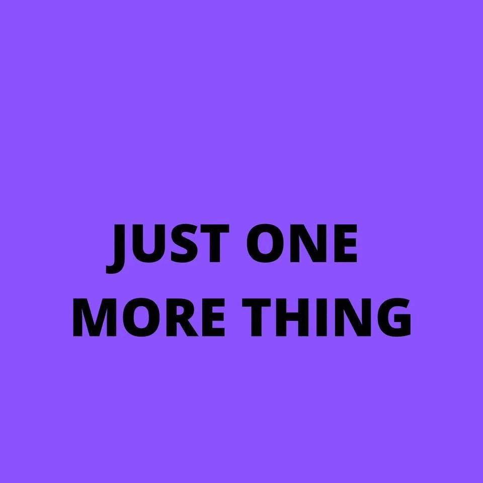 Just One More Thing Storytelling Show