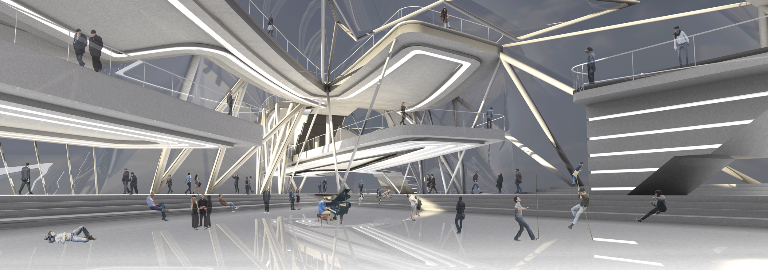 Performance Atrium of Neighbour-Food Hub