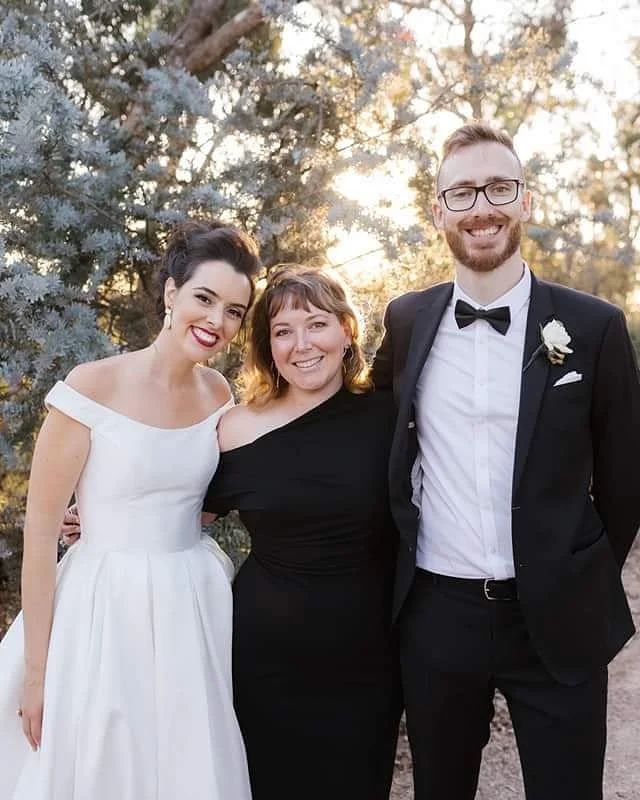 You'd be hard-pressed to have a more perfect wedding than Bianca and Dave. Best weather, best venue, best dress, best photographer (@hellochloemay), best catering, best celebrant... *cough*