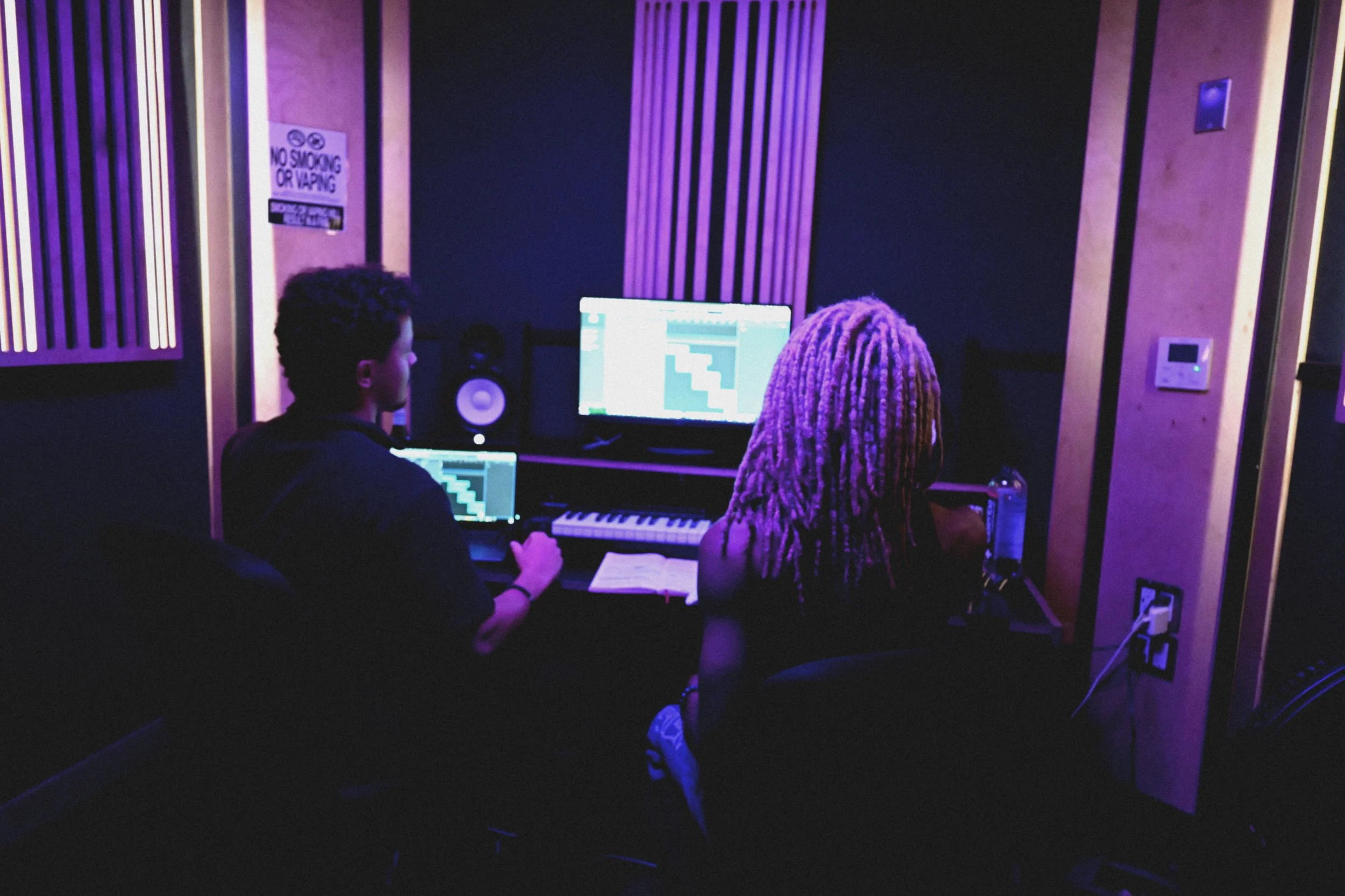 Criuh and Jewel IV at PIRATE Studios in Silver Lake, Los Angeles.