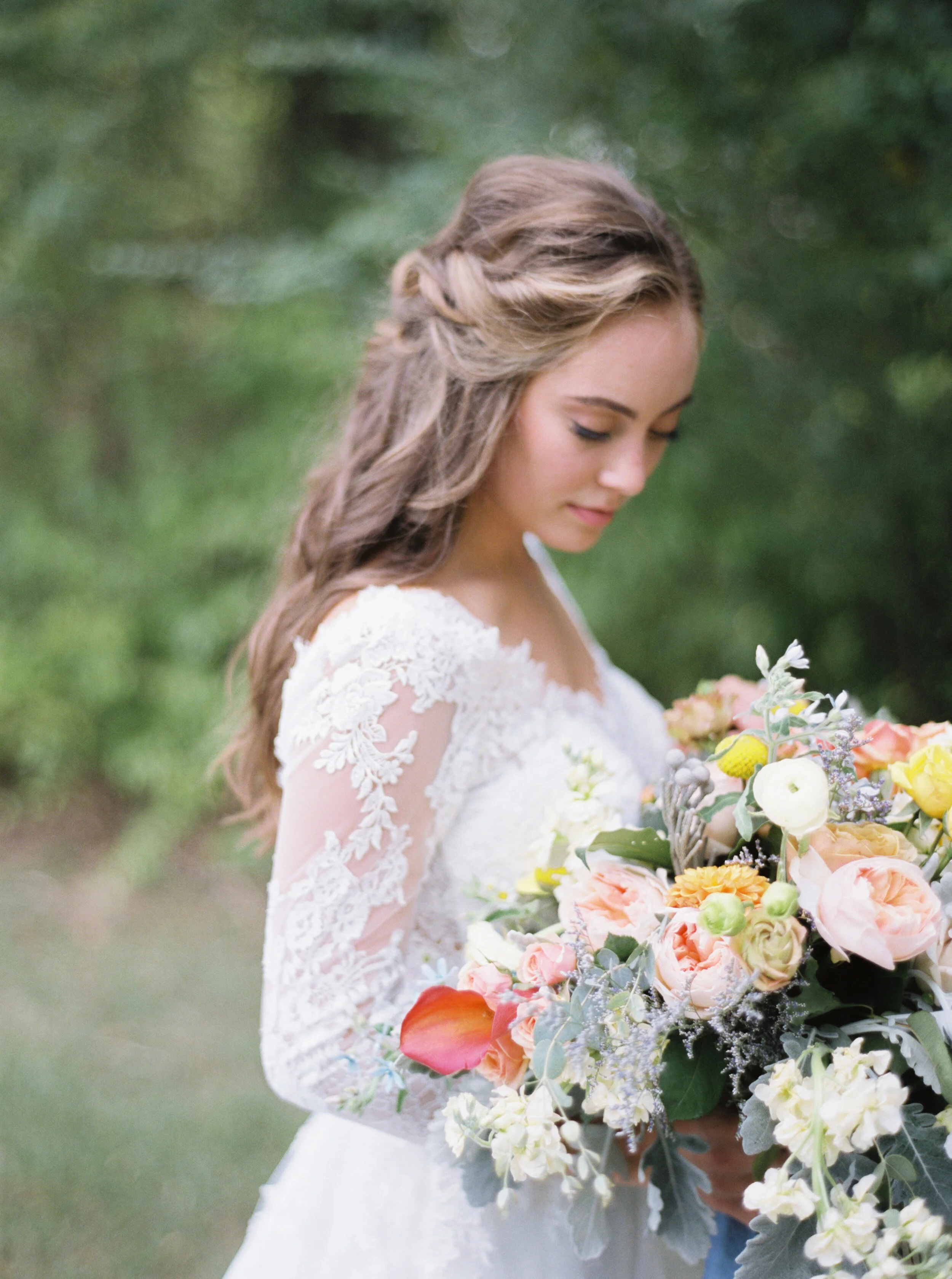 A Sentimental and Colorful Family Lake House Wedding in Shoal Creek