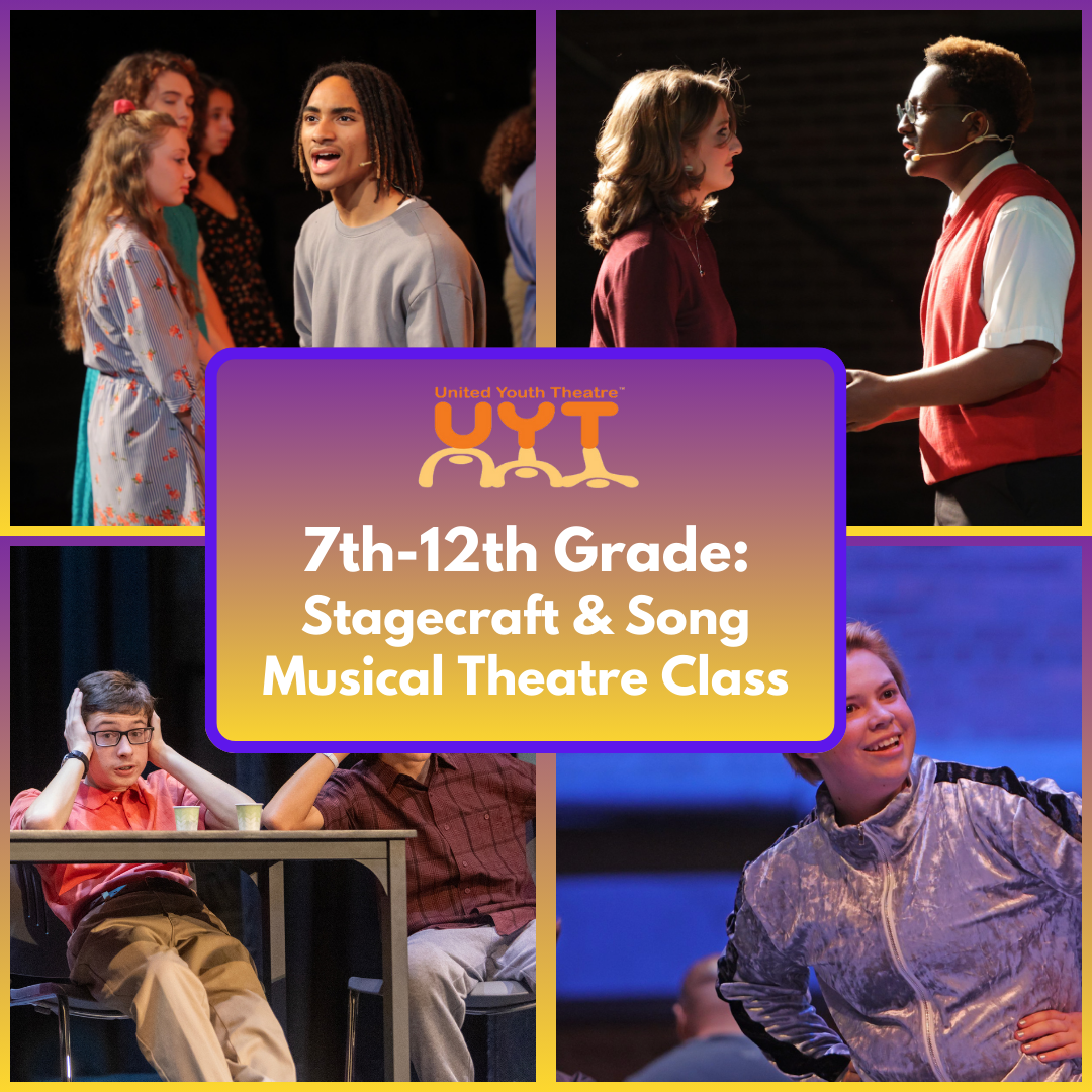 7th-12th Grade: Stagecraft and Song: Musical Theatre  - 6 Week Class Session