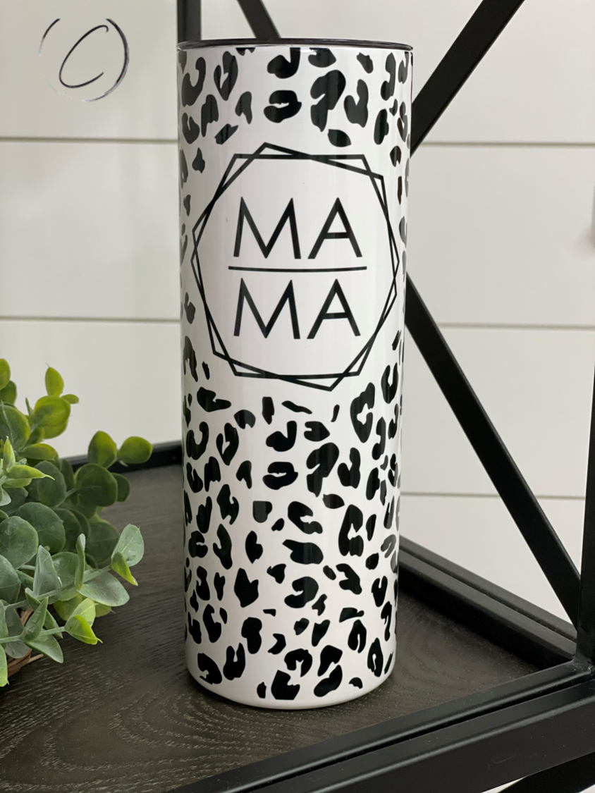 Full Wrap Leopard Mama for Tumbler Simple Modern 24oz Tumbler, Simple Modern  Classic 24oz Tumbler, Cheetah Cup Full Wrap Svg, Png 