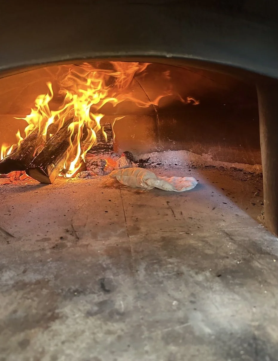 Wood-fired Pizza with fresh Ricotta