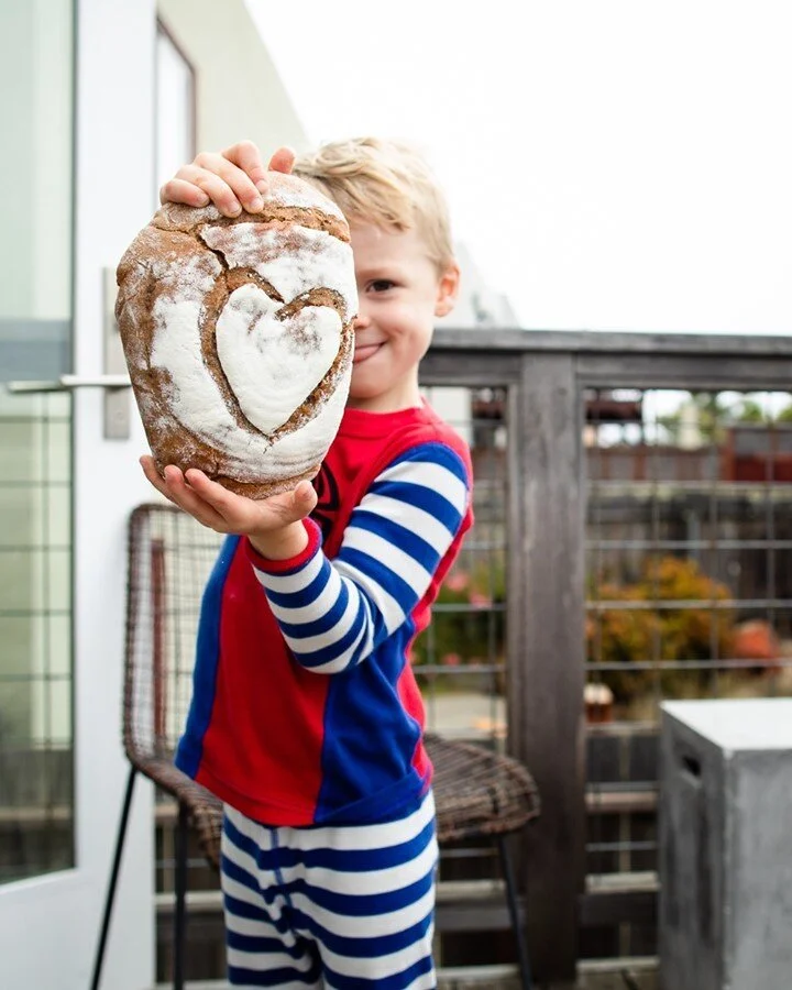 36/100 Yes, we participated in the sourdough craze this last year. Jeff has become pretty amazing at bread. For special loaves he carves a heart in the top. This kid ran to show me and let me know that he told daddy the bread needed a heart for mommy